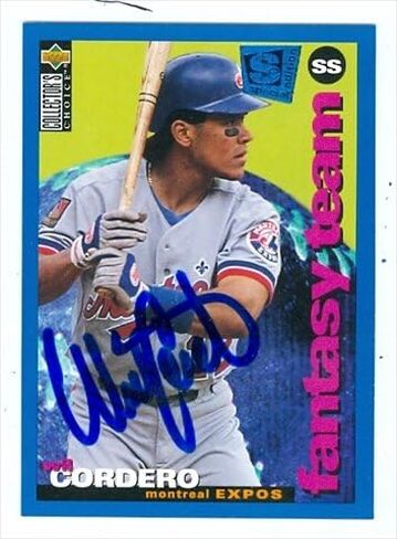 مستودع توقيعه 38337 WIL CORDERO CARDUSTER CARD MONTREAL EXPOS 1994 Upper Deck Collectors Choice No. 257 in Saudi Arabia
