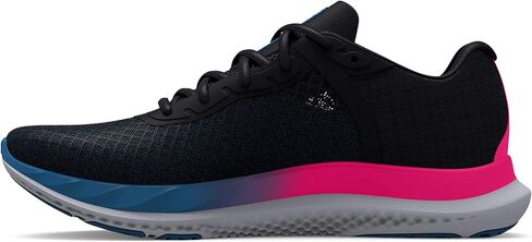 Under Armour Women's Charged Breeze Running Shoe, Black (002)/Electro Pink, 12 in Saudi Arabia
