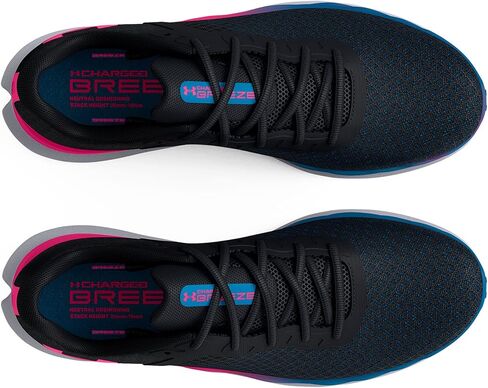 Under Armour Women's Charged Breeze Running Shoe, Black (002)/Electro Pink, 12 in Saudi Arabia