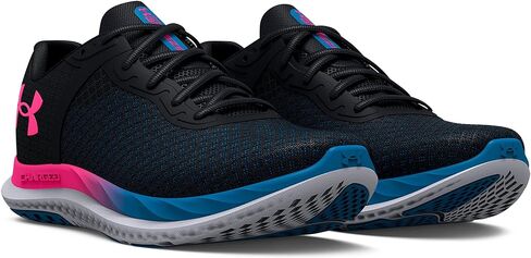 Under Armour Women's Charged Breeze Running Shoe, Black (002)/Electro Pink, 12 in Saudi Arabia