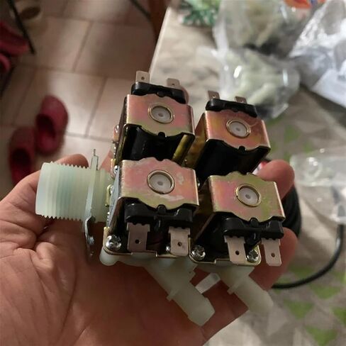 DN20 DC 12V G3/4" 1 in 4 Out Plastic Electromagnetic Valve Normally Closed Water Drain Valve Electric Water Inlet Solenoid in Saudi Arabia