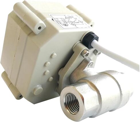 Fan Motor Control Valve AC/DC9V-24V 3 Wires TF8-S2-A Metal Gear 2 Port BSP/NPT 3/8'' Stainless Steel Electric Valve(Acdc9v-24v-cr303,DN10 NPT Thread) in Saudi Arabia