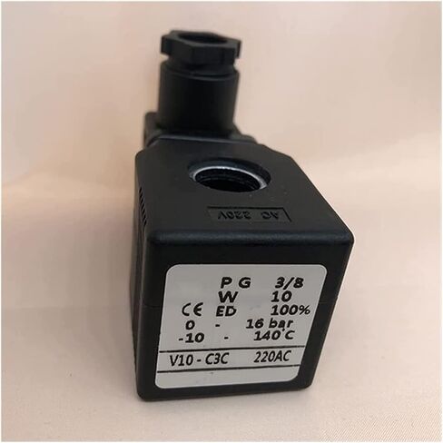 220VAC قطر كبير في اتجاهين صمام الملف اللولبي 3/8 صمام الملف اللولبي متوافق مع الحبيبات اللولبية المزدوجة مفيدة (AC 220V ، 1/2 بوصة) in Kuwait