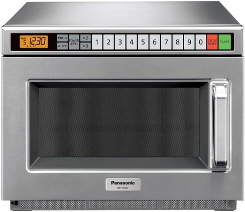 Panasonic NE-17521 NE 17521 فرن الميكروويف التجاري ، الفولاذ المقاوم للصدأ in Saudi Arabia
