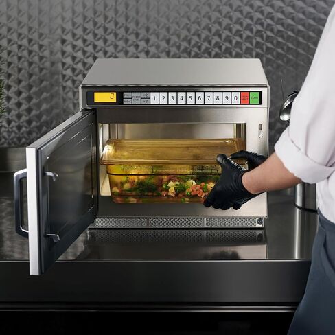 Panasonic NE-17521 NE 17521 فرن الميكروويف التجاري ، الفولاذ المقاوم للصدأ in Saudi Arabia
