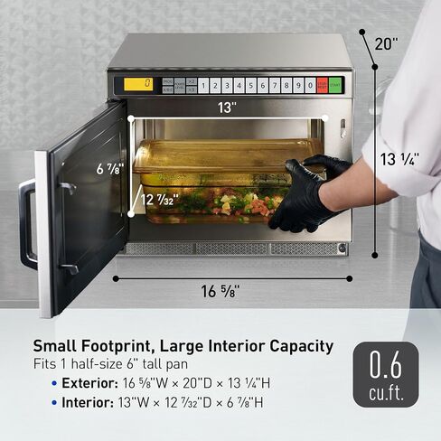 Panasonic NE-17521 NE 17521 فرن الميكروويف التجاري ، الفولاذ المقاوم للصدأ in Saudi Arabia
