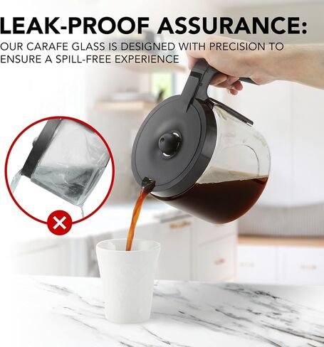 12-Cup Coffee Carafe Compatible with Keurig K-Duo Essentials, K Duo Hot & Iced – Will NOT Fit Keurig K-Duo Single Serve in Kuwait