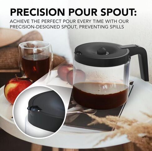 12-Cup Coffee Carafe Compatible with Keurig K-Duo Essentials, K Duo Hot & Iced – Will NOT Fit Keurig K-Duo Single Serve in Kuwait