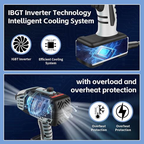 آلة لحام يدوية محمولة مركبة للمعادن ، 20-120a 110 فولت آلة اللحام الكهربائية مع IGBT العاكس 5 تعديل تيار متغير ، مدفع لحام القوس ، مع 20 قطعة 3/32 "قضبان سلك (رمادي) in Saudi Arabia