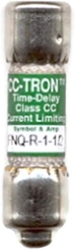 Bussmann FNQ-R-1-1/2 ، 1-1/2 AMP (1-1/2A) 600V Midget Time-Delay Class CC Fuse in Saudi Arabia