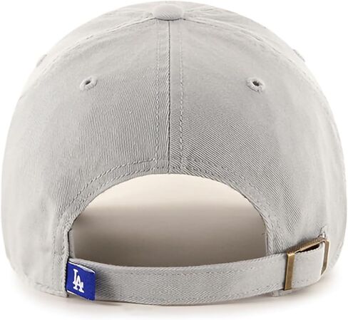 47 العلامة التجارية MLB Gray Team Color Logo Primary Logo Clean Up Deplable Cap Cap Cap ، والبالغين مقاس واحد يناسب الجميع in Kuwait