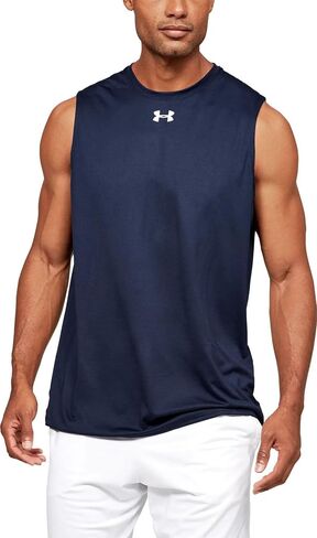 Under Armour Men's Locker 2.0 Sleeveless Shirt RED | Silver XL in Kuwait