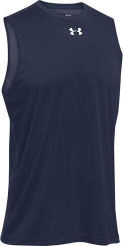 Under Armour Men's Locker 2.0 Sleeveless Shirt RED | Silver XL in Kuwait