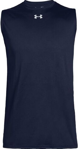 Under Armour Men's Locker 2.0 Sleeveless Shirt RED | Silver XL in Kuwait