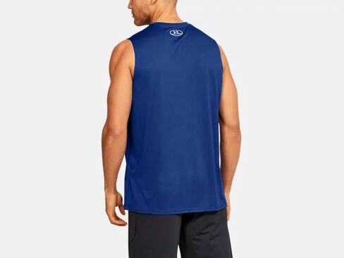 Under Armour Men's Locker 2.0 Sleeveless Shirt RED | Silver XL in Kuwait