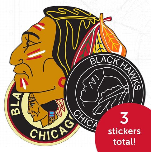 Desert Cactus Chicago Blackhawks Sticker NHL Team National Hockey League Vinyl Secal Laptop Botto Bottle Scrapbook (ورقة عتيقة) in Kuwait