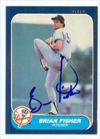 مستودع توقيعه 41556 برايان فيشر بطاقة البيسبول in Kuwait