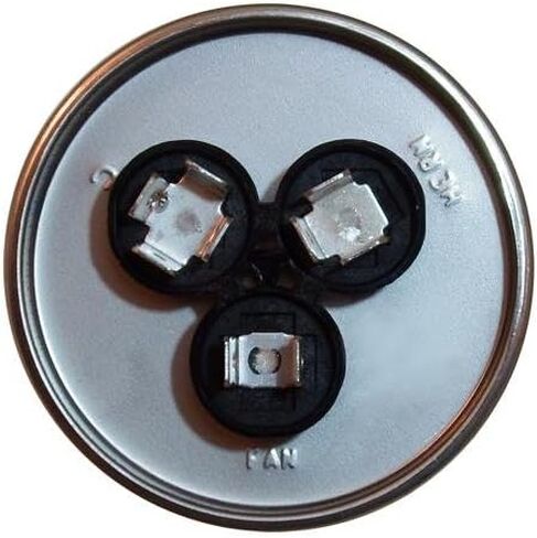 USA Made Dual Run Capacitor 80+5 MFD uF 370V or 440V Round CAN - UL Certified in Saudi Arabia