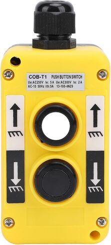Rainproof Electric Hoist Crane Pushbutton Switches COB-61 Crane Pendant Control Station for Industrial Controls AC250V 5A 500V 2A in Saudi Arabia