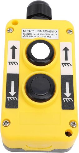 Rainproof Electric Hoist Crane Pushbutton Switches COB-61 Crane Pendant Control Station for Industrial Controls AC250V 5A 500V 2A in Saudi Arabia