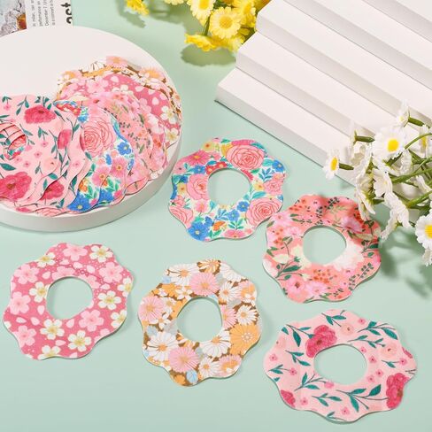 25Pcs Adhesive Over Patches for Dexcom G7, Flowers Print Waterproof Sweatproof Breathable Sensor Covers, Long-Lasting CGM Overpatch,Monitor Floral Tape Stickers for Dexcom Accessories (Pink Styles) in Saudi Arabia