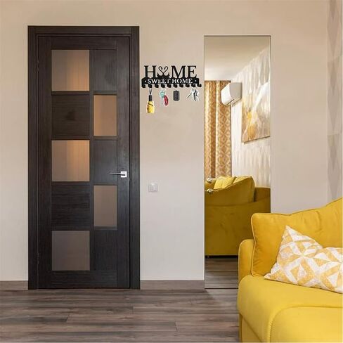 Over The Door Hooks for Keys, Wall Mounted Towel Hanger Towel Rack for Bathroom, Keys Holder Heavy Duty Over Door Hanger with 10 Hooks Metal Hanging Organizer Space Saving Hook for Bedroom Kitchen in Saudi Arabia