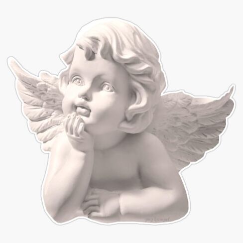 تمثال cherub ملصق فينيل مقاوم للماء ملصق ملصق محمول سيارة الكمبيوتر ملصق ملصق الوفير 5 " in Kuwait