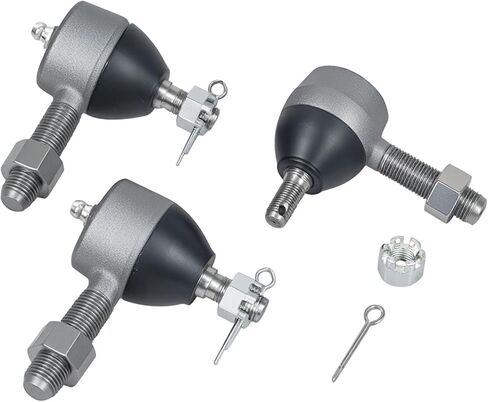 Club Car DS Parts Tie end ، 3pcs ball coint kit kit incsories explication on driver and passenger side fits 1976-2008 Club Car DS Gas & Electric OEM Part # 7539 7540 in Kuwait