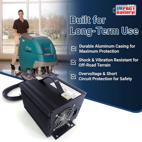 36 Volt Battery Charger - High-Performance 36V Battery Charger for Floor Scrubbers & Golf Carts Using SB50 Grey Connector, for 36v Golf Cart - Model JAC2036H-SB50 Grey in Kuwait