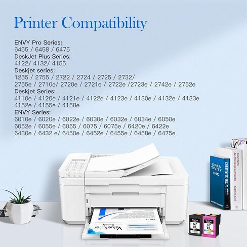 ValuetonerSupply 61xl خرطوشة حبر سوداء اللون ل HP 61 XL 61XL ل HP Envy 5530 4502 4500 5534 5535 OfficeJet 2620 4630 4635 DeskJet 1512 1055 2540 30 حبر طابعة (1 أسود، 1 ثلاثي الألوان) in Kuwait