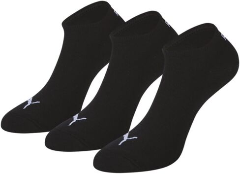 Mens and Ladies 3 Pair Puma Invisible Sneaker Socks Grey / Pink 2.5-5 in Saudi Arabia