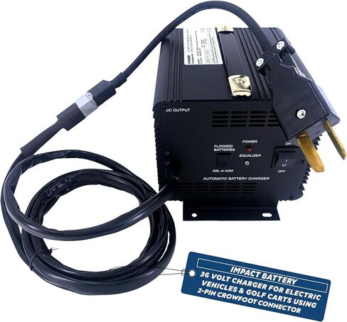36 Volt Battery Charger - High-Performance 36V Battery Charger for Floor Scrubbers & Golf Carts Using SB50 Grey Connector, for 36v Golf Cart - Model JAC2036H-SB50 Grey in Kuwait