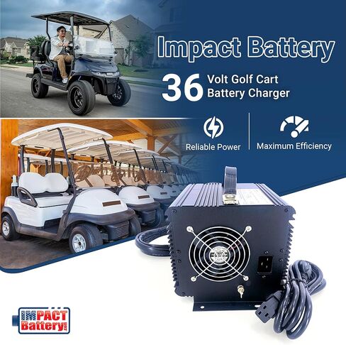 36 Volt Battery Charger - High-Performance 36V Battery Charger for Floor Scrubbers & Golf Carts Using SB50 Grey Connector, for 36v Golf Cart - Model JAC2036H-SB50 Grey in Kuwait