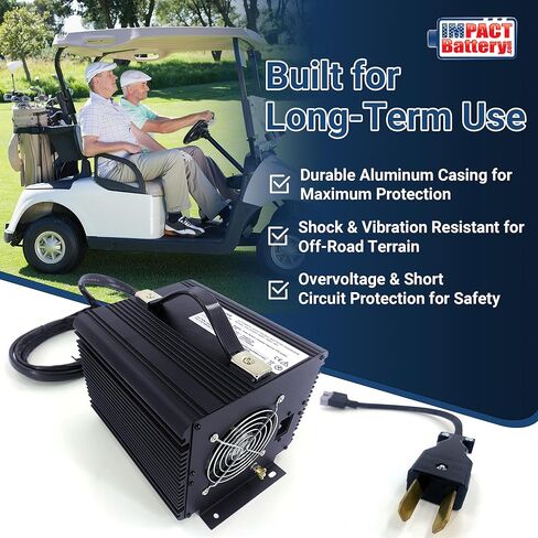 36 Volt Battery Charger - High-Performance 36V Battery Charger for Floor Scrubbers & Golf Carts Using SB50 Grey Connector, for 36v Golf Cart - Model JAC2036H-SB50 Grey in Kuwait