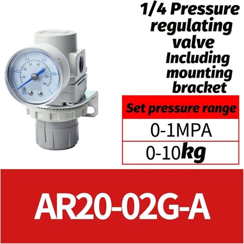 1/4 Air Compressor Oil Water Separator Filter Regulator AW20-AR20-30-02-03 B G C BG-A AW20-02G-A Pressure Reducing Valve(AW20-2CG-A) in Kuwait