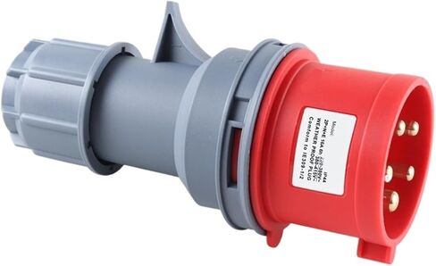Industrial Plug and Socket 5 Holes 16A Docking Aviation Waterproof and dustproof Non-Explosion-Proof Connector Three-Phase Power(Plug) in Kuwait