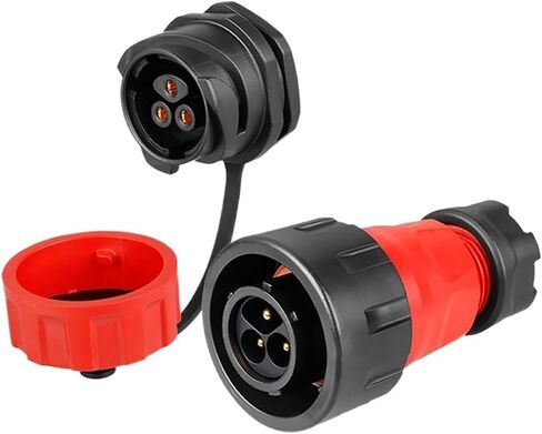 YM24 M24 ماء مقاوم للماء 3 دن الطيران موصل سلك موصل سلك المقبس للمعدات الصناعية KL4-4B (set2 plug set2) in Kuwait