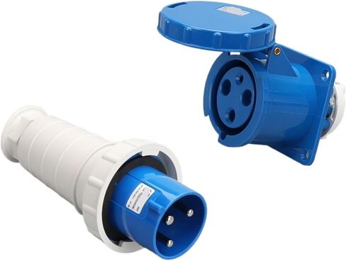 63A 3-core Concealed Socket Aviation Plug Industrial Plug(Concealed Socket) in Kuwait