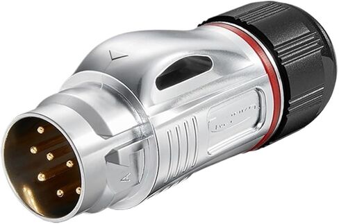 مقبس BD24 Metal Aviation Plug Socket 10-core Quick-Power Power Signal IP68 Connector (slop) in Kuwait