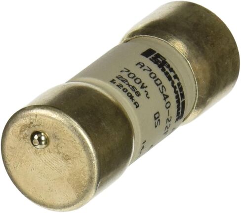 Mersen A70QS40-22F AMP-CHRAMIC CERAMIC FRENCH Semicondrical Pustured Fuse ، 690VAC/700VDC ، 200KA AC/100KA DC ، 40 AMPERE ، 22 مم قطر × 58 ملم in Kuwait