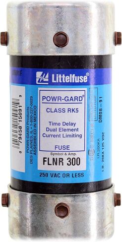 Littelfuse FLNR-300 POWR-GARD فتيل كهربائي ثنائي العناصر ، RK5 ، 300A ، 250 فولت in Saudi Arabia