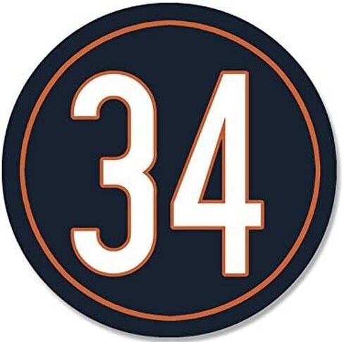 الجولة رقم 34 ملصق ألوان Bears (#34 Walter Payton Secal) in Kuwait