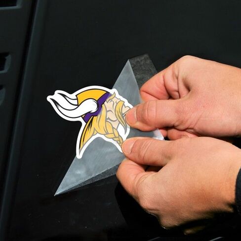 Wincraft Minnesota Vikings Logo Die Cut 4x4 in Kuwait
