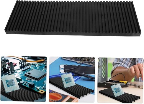 AmoSfun 2pcs PCB حامل ثنائي الفينيل متعدد الكلور حامل دائرة البلاستيك تخزين لوحة تخزين ESD حماية من أجل معالجة لوحة الدوائر الآمنة ومنظمة مساحة العمل الفعالة in Saudi Arabia