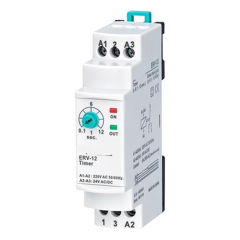 ERV-12 على ترحيل وقت التأخير القابل للتعديل (0.1-12 ثانية.) 1PCS (150-260VAC 24VDC) in Saudi Arabia