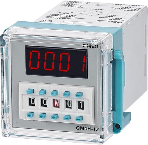 QM4H DH48S Digital Time Relay with Socket 1Pcs(QM4H-S,110VAC) in Saudi Arabia