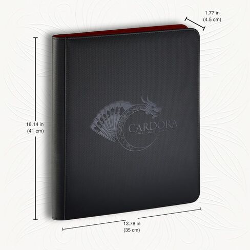 Toploader Binder - Holds 252 3"x4" Cards - 9 Pocket Trading Card Binder - Ringless PU Case with Tweezers, Gloves, Card Brick & 8 Toploaders - Compatible with Pokemon, YuGiOh, MTG, Sports Cards in Saudi Arabia