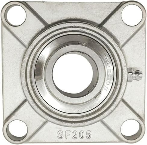 1pcs 304stainless الفولاذ الخارجي المحامل المربع قاعدة Sucf207 in Kuwait