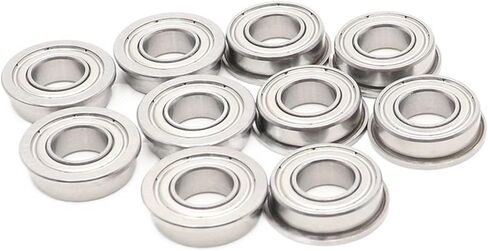 10PCS F6900ZZ P5 Miniature Flange Bearing 10x22x6mm High Speed Flanged Ball Bearings F6900 in Saudi Arabia