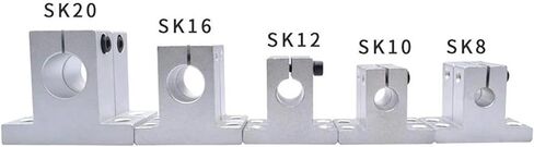 2/4pcs SK10 SK10 SK12 SK20 SK25 SK30 8MM محامل خطية خطية (SK10 10 مم ، 2 مساءً) in Saudi Arabia